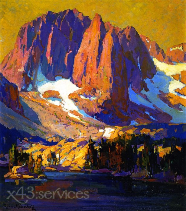 Franz Bischoff - Mount Alice bei Sonnenuntergang - Mount Alice at Sunset